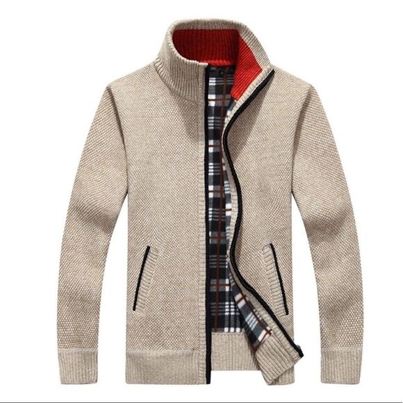 NEW Men’s Casual Sweater Jacket - Picture 1 of 5